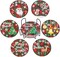6Pcs Diamond Painting Coasters Kit with Holder Cork Base, DIY Christmas Coasters Diamond Painting Kit for Beginners, Adults DIY Diamond Art Craft for Housewarming Apartment Bar Décor